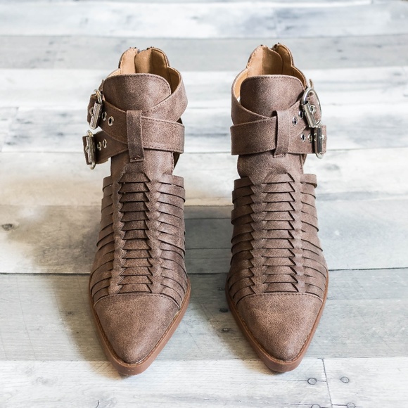 'Zoey' Strappy Booties - Picture 3 of 5